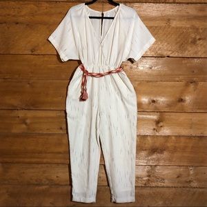 Jumpsuit Feather Bone by ANTHROPOLOGIE